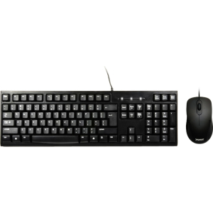 Port Design COMBO Wired Mouse + Keyboard - Black (900900-US) – product image