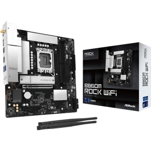 ASRock B860M Rock WiFi Intel LGA1851 MATX Gaming Motherboard (B860M ROCK WIFI) – product image
