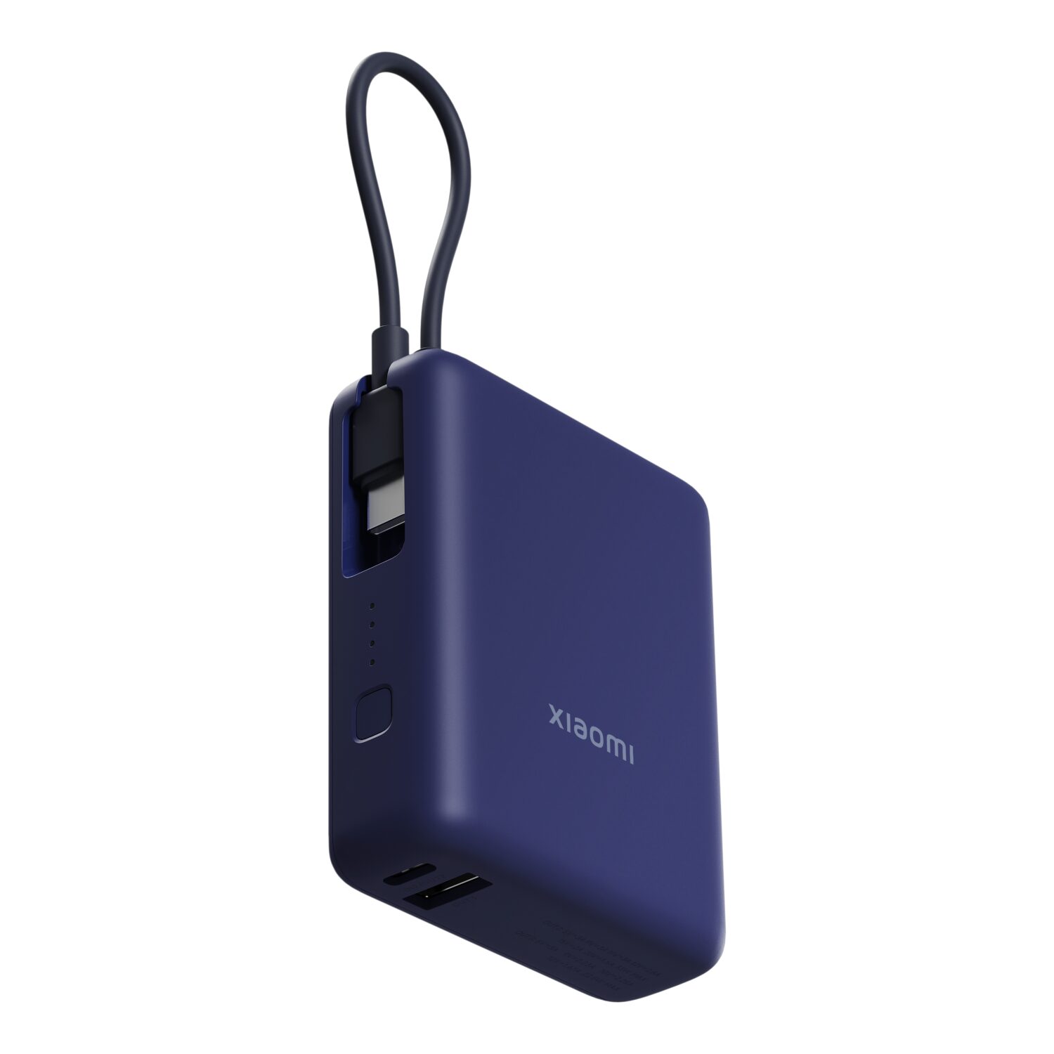 Xiaomi 33W Power Bank 10000 (Integrated Cable) - Blue (BHR9341GL) – product image
