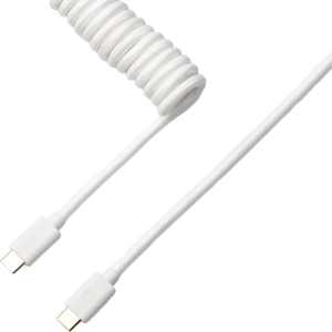 Keychron Coiled Aviator White Cable (CAB-W) – product image