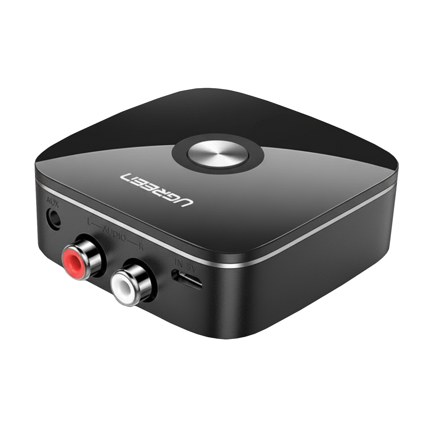 UGREEN CM106 Bluetooth 5.0 Receiver RCA Adapter - Black (CM106-40759) – product image