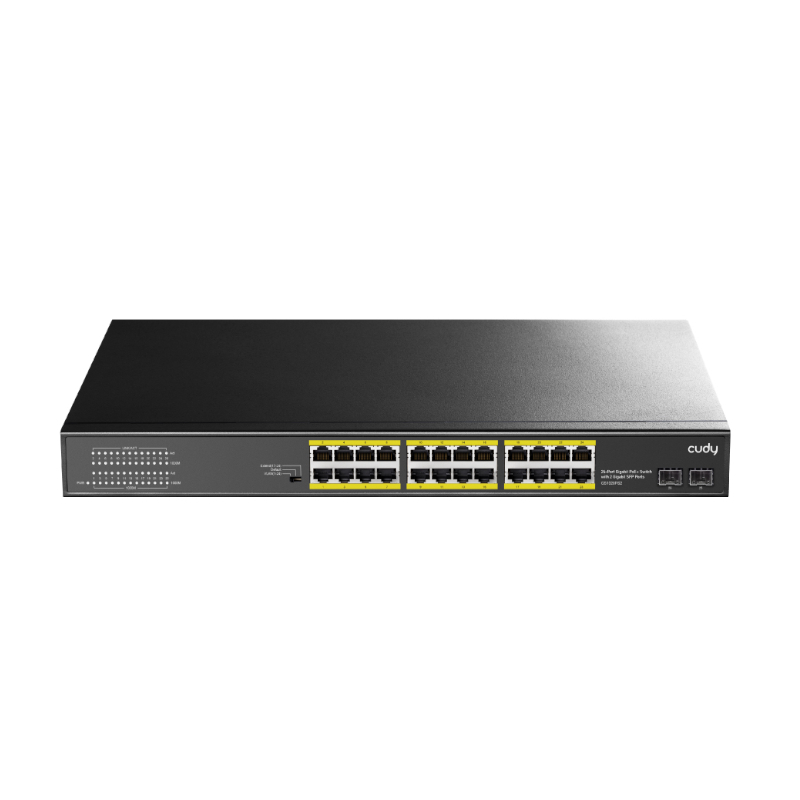 Cudy 24-Port Gigabit PoE+ Unmanaged Switch (GS1028PS2) – product image