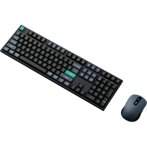 Keychron B36 100% Layout Wireless Keyboard and Mouse Combo – Black/Green (KCBD2) – product image