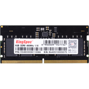 Kingspec 8GB 4800MHz DDR5 SODIMM Notebook Memory (KS4800D5N11008G) – product image