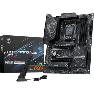 MSI X870E Gaming Plus WIFI AM5 ATX Gaming Motherboard (MAGX870EGAMINGPLUSWIFI) – product image