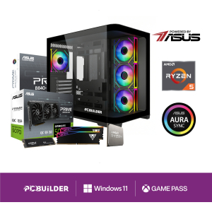 PCBuilder Ryzen 5 7600 MAVERICK Windows 11 Gaming PC (PCB_MAVERICK_02) – product image
