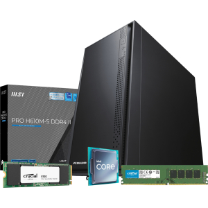 PCBuilder Intel i3-14100 OFFICE Master Windows 11 Desktop PC (PCB_OFFICE_I38G-V4) – product image