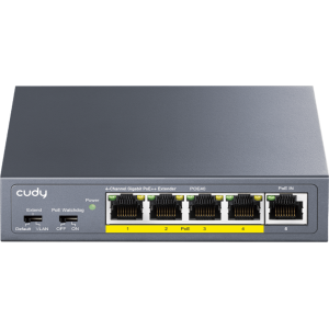 Cudy 4 Port Gigabit PoE 1x PoE Input 60W Switch (POE40) – product image