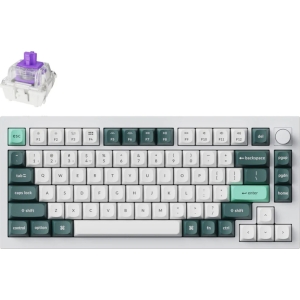 Keychron Q1H-P1 QMK Wireless Custom Keyboard - White (Q1H-P1) – product image