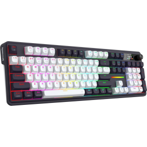 Redragon K762WB-RGB-PRO LCD Full-size Gasket Mechanical Keyboard - Black (RD-K762WB-RGB-PRO) – product image