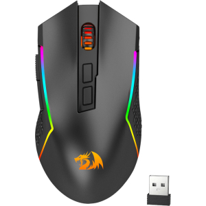 REDRAGON Trident Pro 8000DPI RGB Gaming Mouse - Black (RD-M693-RGB) – product image