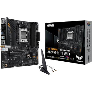 Asus TUF Gaming A620M-PLUS AM5 WIFI M-ATX Motherboard (TUFGAMINGA620M-PLUSWIFI) – product image