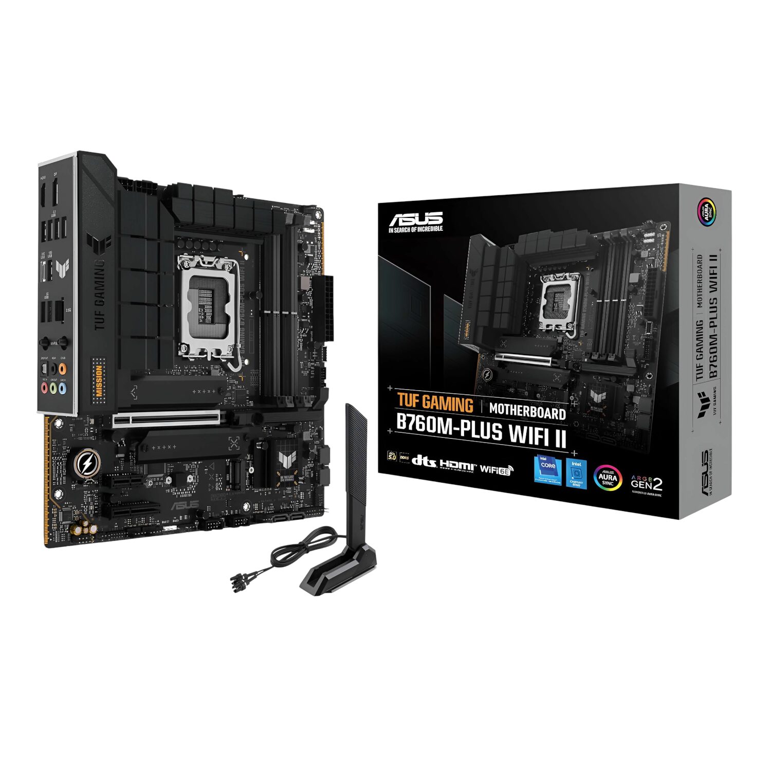 Asus TUF Gaming B760M-PLUS WIFI II - mATX Motherboard (TUFGAMINGB760M-PLUSWIFIII) – product image