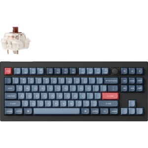 Keychron V3 Max QMK/VIA 80% Wireless Custom Mechanical Keyboard (Brown Switch) – Carbon Black (V3M-D3) – product image