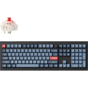 Keychron V6 Max QMK/VIA RED Wireless Custom Mechanical Keyboard | RED Switch - Black (V6M-D1) – product image