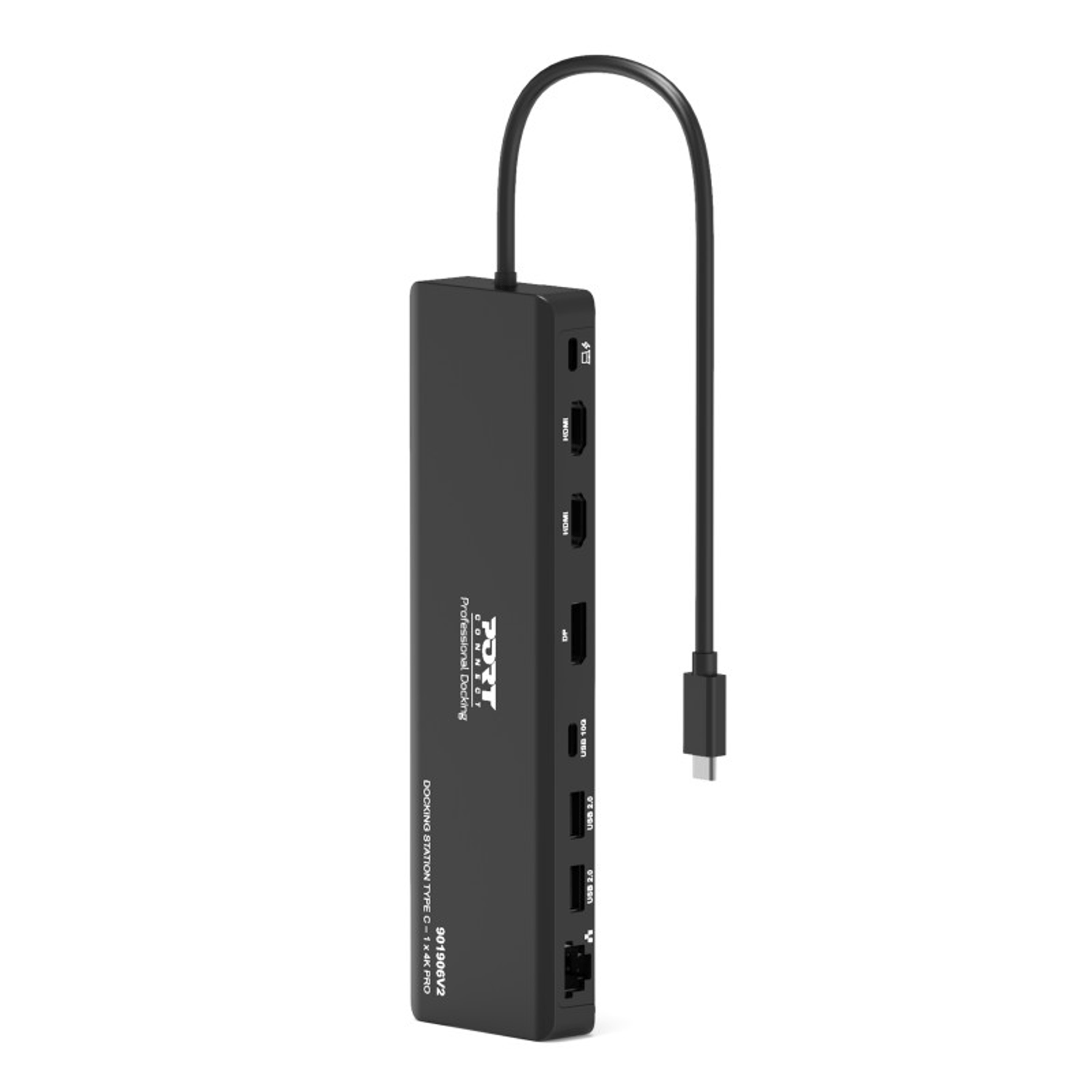 PORT Mobile docking station 1 X 4K USB-C 9 devices 100W (901906V2) – product image