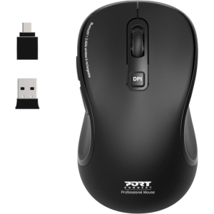 Port Connect Essential Bluetooth Wireless Rechargeable Mouse (910010) – product image