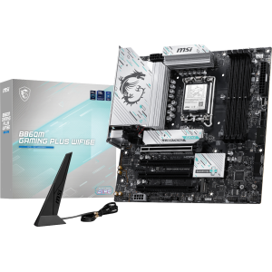 MSI B860M GAMING PLUS WIFI6E LGA1851 M-ATX Gaming Motherboard (B860MGAMINGPLUSWIFI6E) – product image
