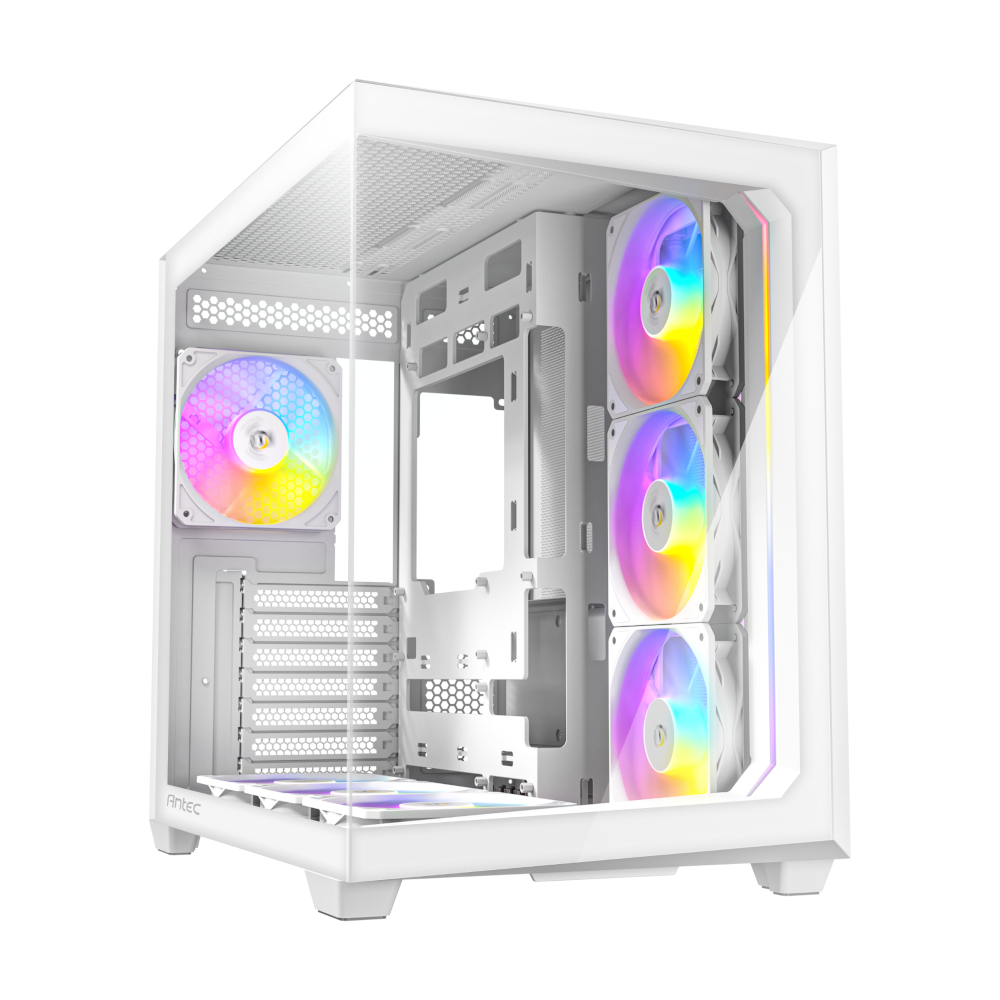 Antec C5 ARGB ATX DUAL Mid Tower Gaming Chassis – White (C5 ARGB W) – product image