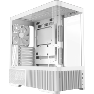 Antec C6 CURVED AIR ATX | Micro-ATX | ITX Mid-Tower Gaming Chassis - White (C6 CURVED AIR W) – product image