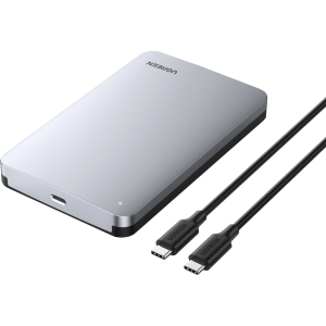 UGREEN CM300 2.5 inch USB Type-C Hard Drive Enclosure - Silver (CM300-70499) – product image