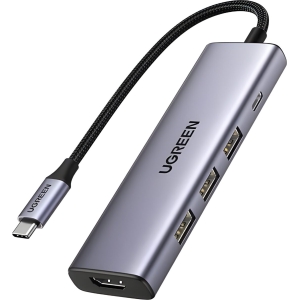 UGREEN Revodok 5-in-1 Type-C Hub | 4K HDMI | Type-C | USB3.0 (CM511-15596) – product image