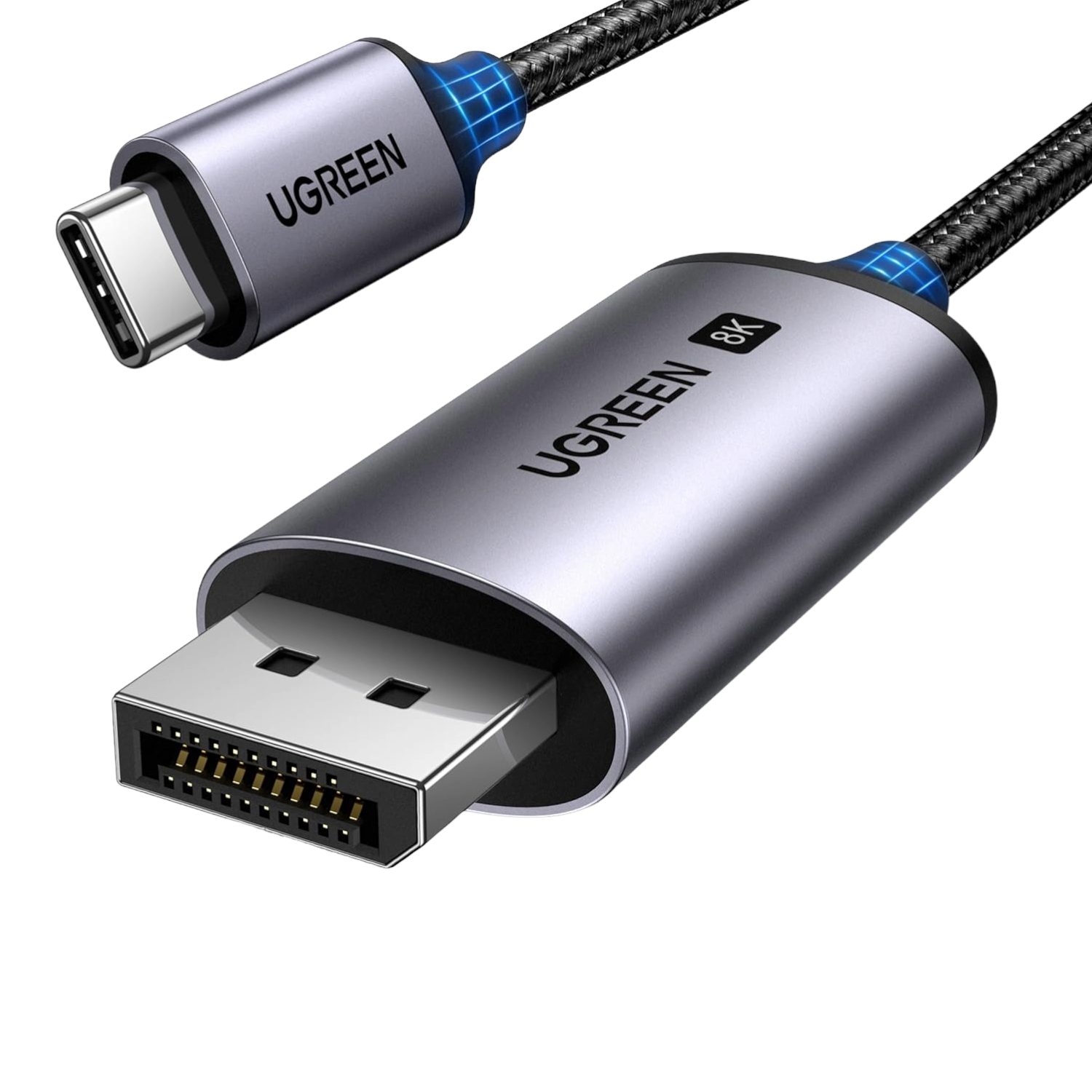UGREEN USB Type-C to DisplayPort 1.4 Cable 2m (CM556-25158) – product image