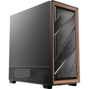 Antec FLUX SE E-ATX | ATX | Micro-ATX | ITX Mid-Tower Gaming Chassis Wood Front Panel- Black (FLUX SE) – product image