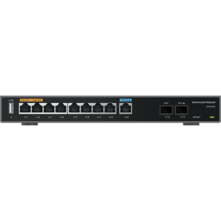 GRANDSTREAM FIREWALL VPN ROUTER 9 GBE LAN/WAN, 2X SFP | GWN7003 - Image 3