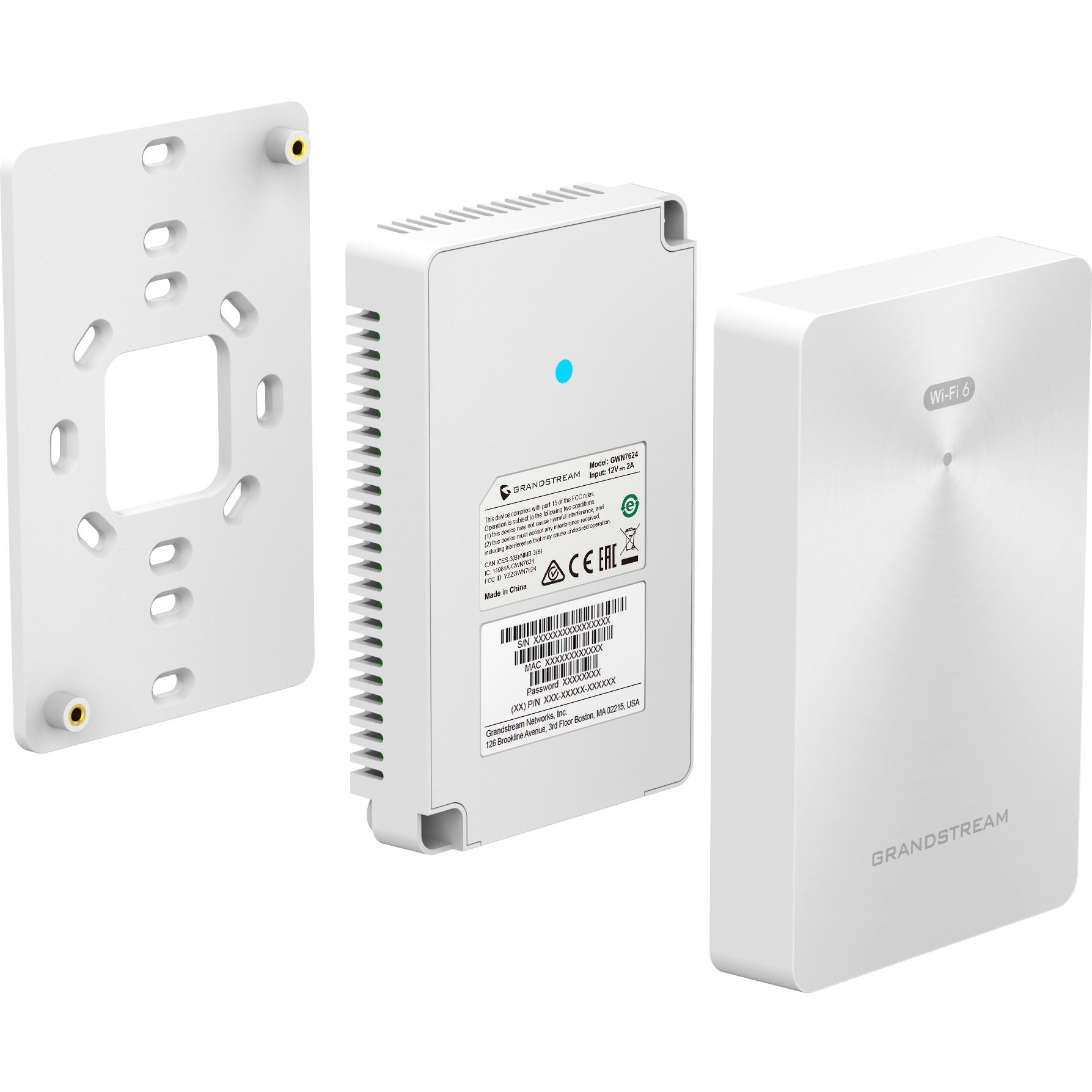 GRANDSTREAM ENTERPRISE WIFI 6 IN-WALL INDOOR ACCESS POINT | GWN7661E - Image 4