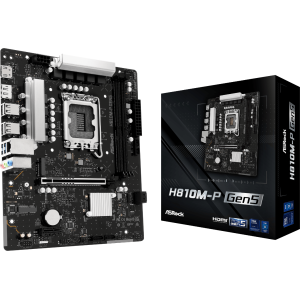 ASROCK H810M-P Gen 5 Intel LGA 1851 M-ATX Motherboard (H810M-P GEN5) – product image