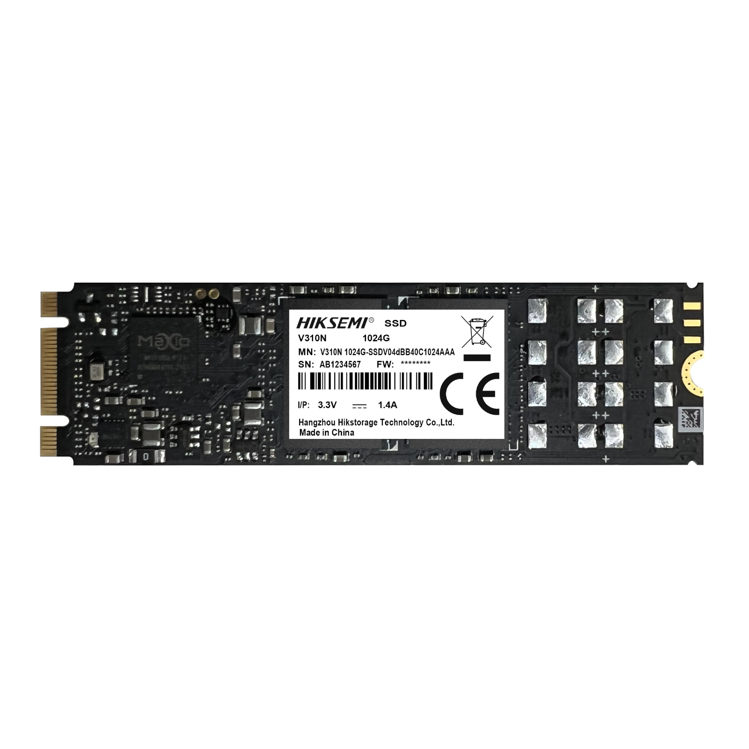 Hiksemi V310N 1TB M.2 SATA Surveillance SSD (HS-SSD-V310N-1024G) – product image