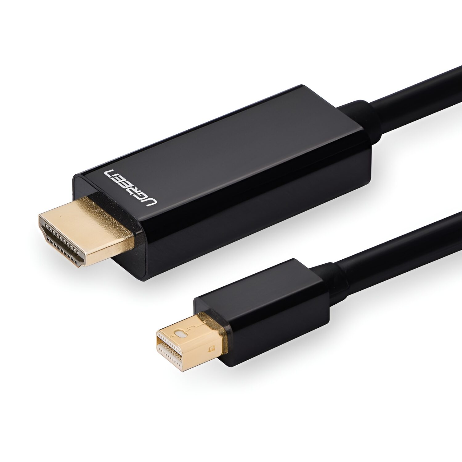 UGREEN Mini DisplayPort Male to 4K@30Hz HDMI Cable 1.5m - Black (MD101-20848) – product image