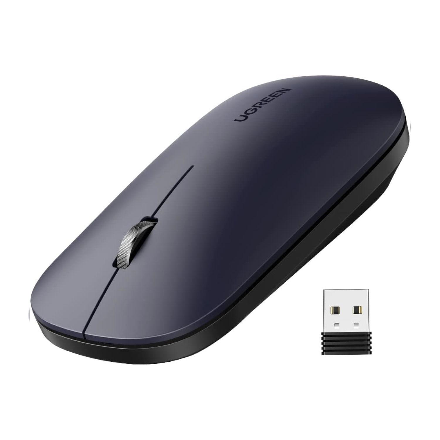 UGREEN Portable 2.4GHz Wireless Mouse - Black (MU001-90372) – product image