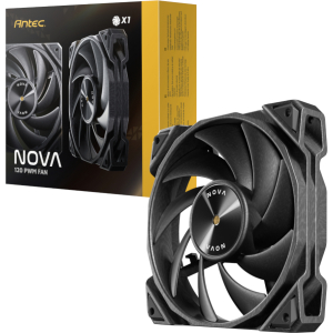 Antec NOVA 120 PWM Fan with Speed Controller - Black (NOVA 120) – product image