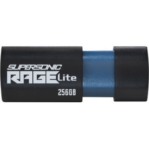 Patriot Rage Lite 256GB USB3.2 Flash Drive - Black (PEF256GRLB32U) – product image