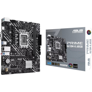 Asus PRIME H610M-K ARGB Intel LGA1700 M-ATX Motherboard (PRIME H610M-K ARGB) – product image