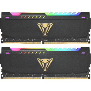 Patriot Vipersteel 32GB KIT (2x16GB) 3600MHz DDR4 Desktop Gaming Memory RGB (PVSR432G360C8K) – product image