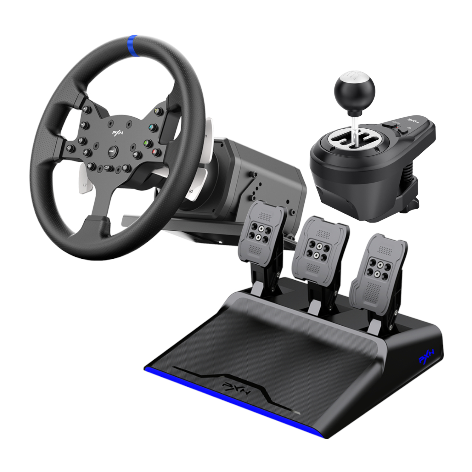 PXN V99 Force Feedback Steering Wheel (PXN-V99) – product image