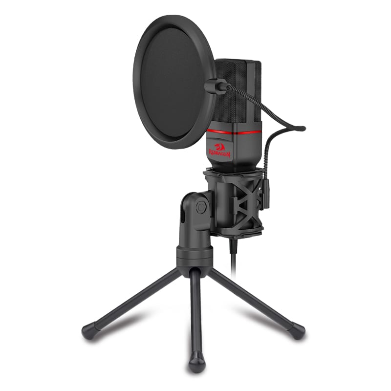 REDRAGON SEYFERT 3.5mm Aux Gaming Mic and Tripod - Black (RD-GM100) – product image