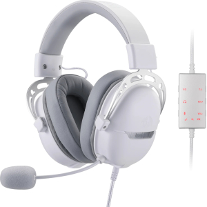 REDRAGON Over-Ear AURORA Gaming Headset - White (RD-H376WG) – product image
