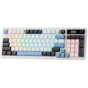 Redragon K719WGB GALATIN RGB PRO Full sized Wireless Gaming Keyboard - White (RD-K719WGB-RGB-PRO) – product image
