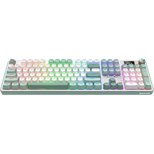 Redragon WYVERN K761 Pro Full-size RGB Wireless Mechanical Gaming Keyboard - White/Green (RD-K761WG-RGB-PRO) – product image