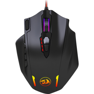 REDRAGON IMPACT 12400DPI MMO Gaming Mouse - Black (RD-M908) – product image
