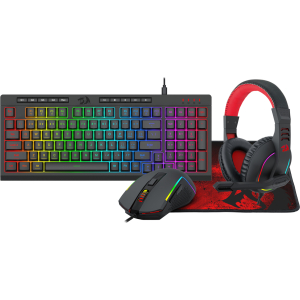 Redragon 4-in-1 Keyboard | Mouse | Mousepad | RGB Headset Gaming Combo (RD-S148) – product image