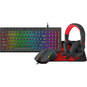 Redragon 4-in-1 Keyboard | Mouse | Mousepad | Headset Gaming Combo (RD-S149) – product image