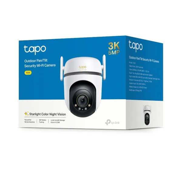 TP-LINK TAPO 1080P OUTDOOR PAN/TILT WI-FI CAMERA | TC43 - Image 4
