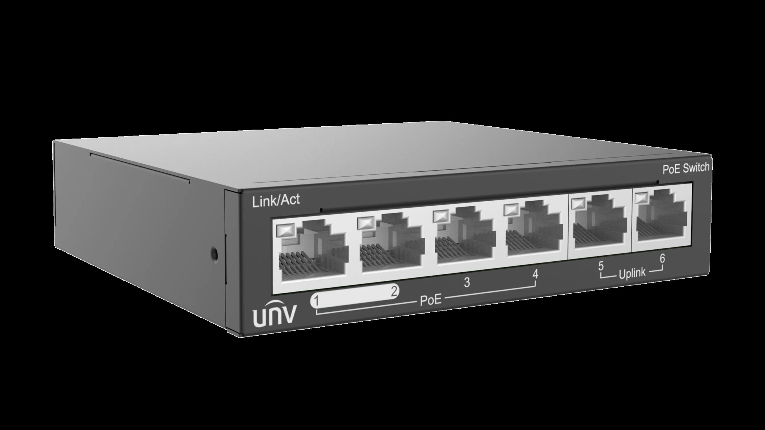 UNIVIEW UNV 6-PORT UNMANAGED POE SWITCH | NSW2020-6T-POE-IN - Image 3