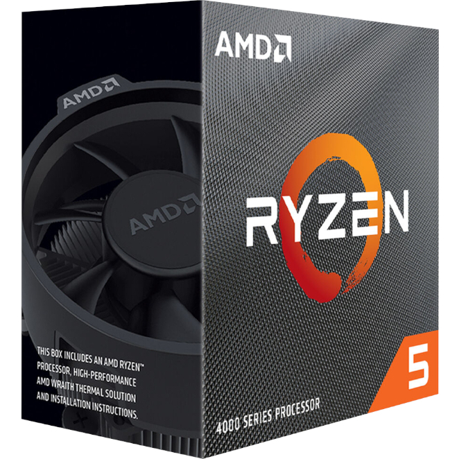 AMD RYZEN 5 4500 6-Core 3.8 GHZ AM4 CPU (100-100000644BOX) – product image