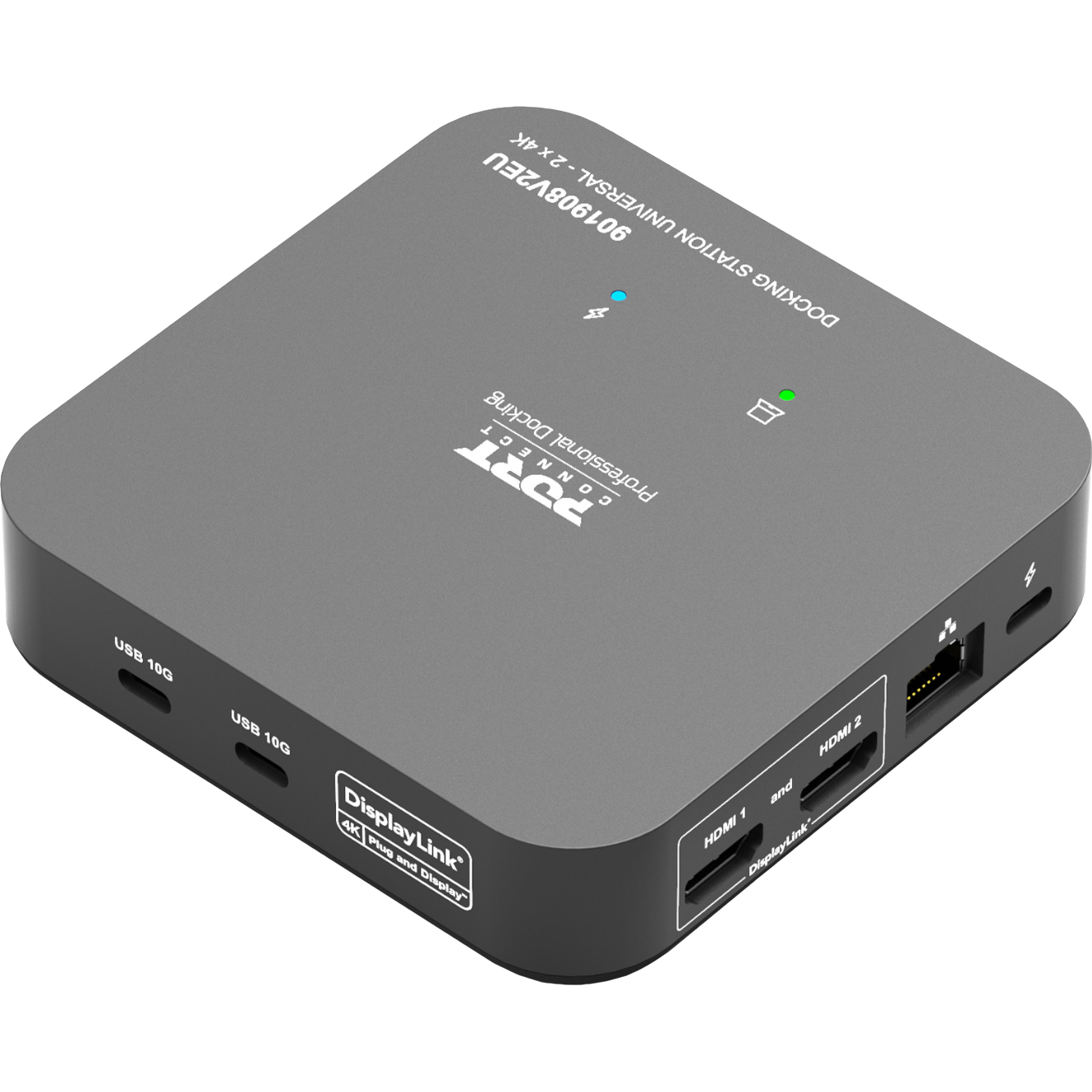 Port Connect Multi-port USB Type-C 2x4K Office Docking Station (901908V2EU) – product image